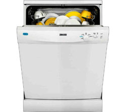 Zanussi ZDF21001WA Full-size Dishwasher - White